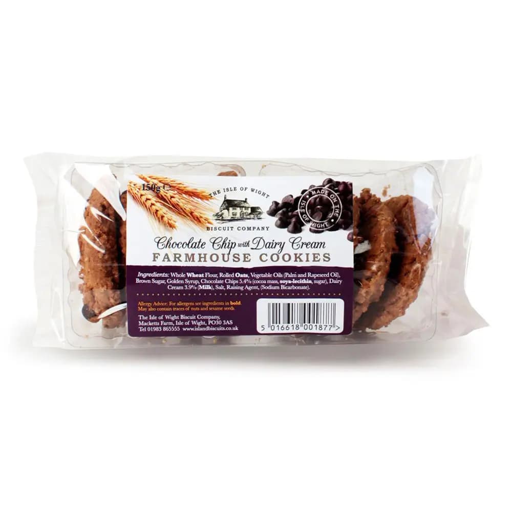 IoW Biscuit Co Choc Chip & Dairy Cream 30g
