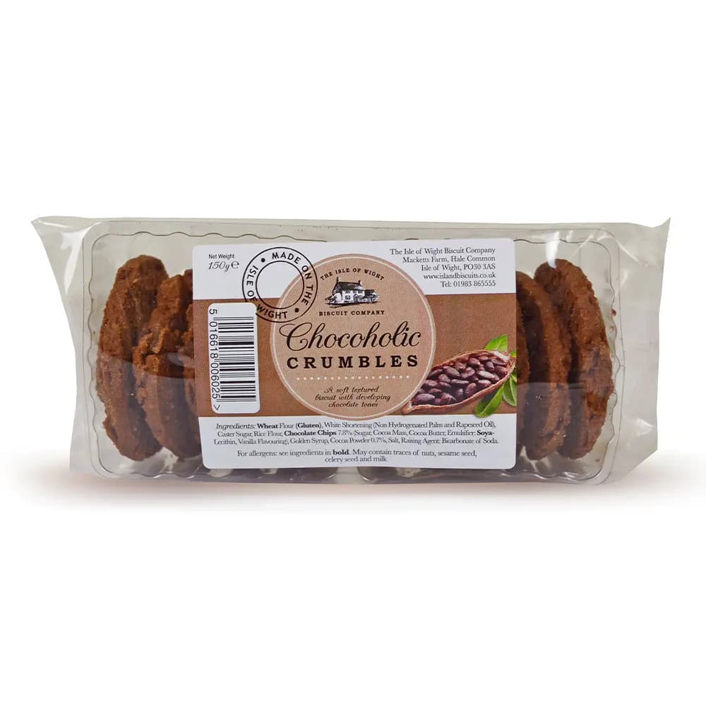 IoW Biscuit Co Chocoholic Crumbles 30g