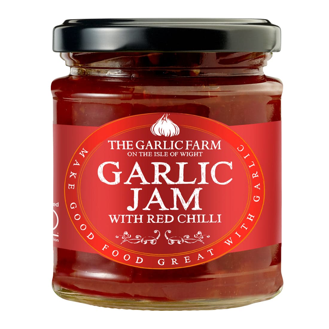 The Garlic Farm Garlic Jam with Red Chilli 220g
