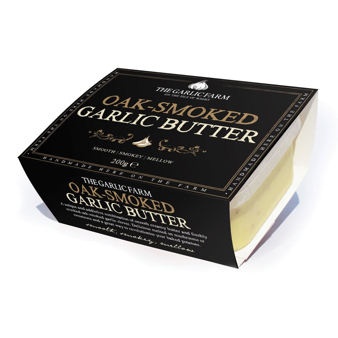 The Garlic Farm Oak Smoked Garlic Butter 200g